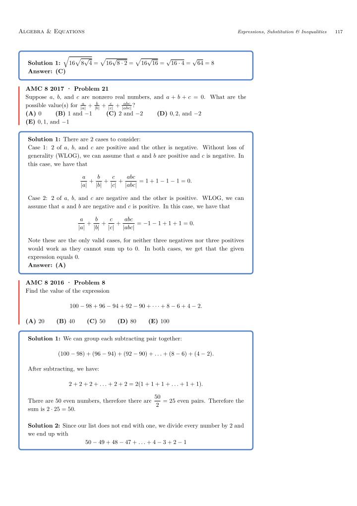 AMC 8 — By-Topic-Complete — sample page