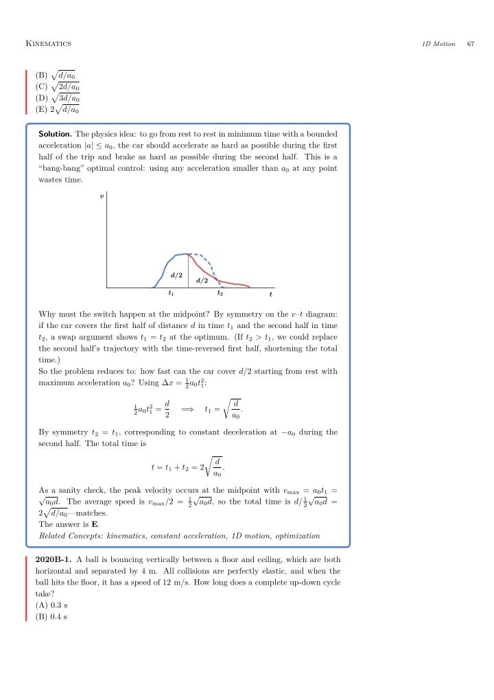 F=ma — By Topic — sample page