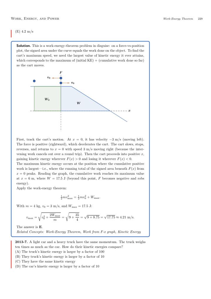 F=ma — By Topic — sample page