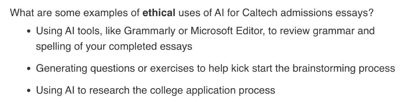 Caltech官方可以做的事